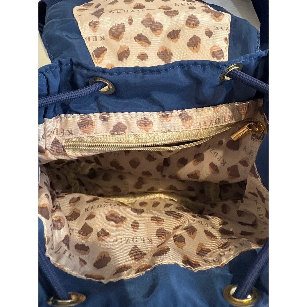 Kedzie Mali Crossbody Sling Backpack Blue Convertible Travel Bag - Picture 8 of 13